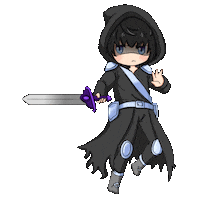 Lunime fight anime black games Sticker