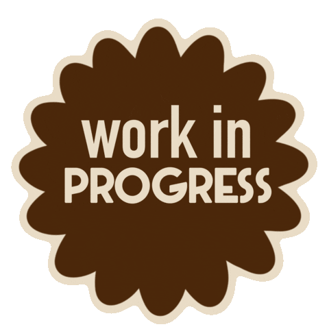 Work In Progress Fun Sticker by Poetic Designers