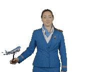 Flying Cabin Crew Sticker by KLM