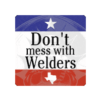 Welding Blue Demon Sticker by Pipeliners Cloud