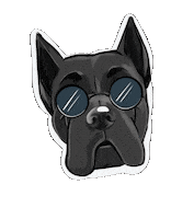 Dog Summer Sticker