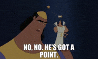 Emperors New Groove Got A Point GIF