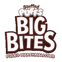 Big Bite Snacks Sticker by Stuffed Puffs