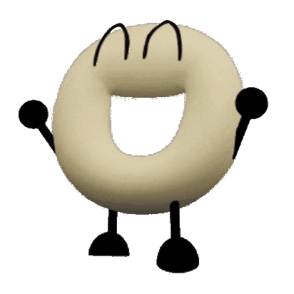 3D Donut Sticker