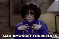 Talk Amongst Yourselves Saturday Night Live GIF