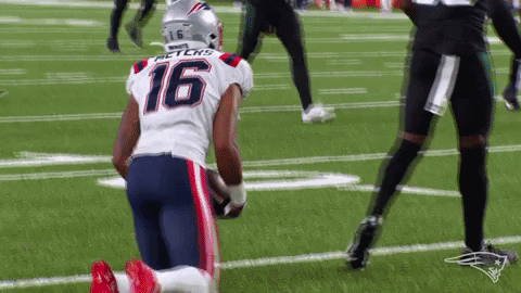 Football Reaction GIF by New England Patriots