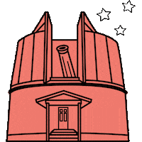 Space Stars Sticker by Lowell Observatory