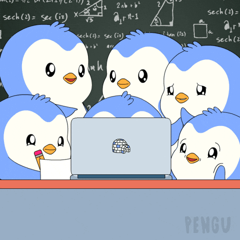 School Learn GIF by Pudgy Penguins