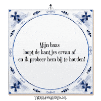 Humor Teamwork Sticker by Tegelspreuken.nl