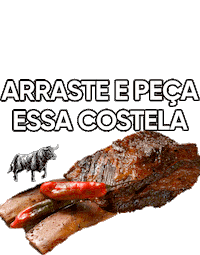 Urus carne arraste urus costela Sticker