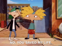 hey arnold nick splat GIF