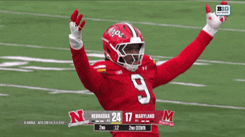 Maryland Football Celebration GIF by Maryland Terrapins