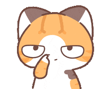 Cat What Sticker