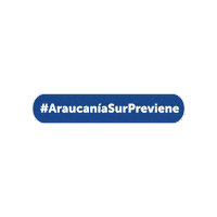 saludaraucaniasur araucania sur previene campaña de invierno campaña de primavera araucania sur Sticker