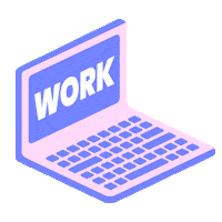 Work Office Sticker by Beeldprikkels