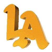 Los Angeles 3D Sticker by Free & Easy