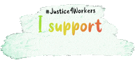 justice4workers sisterknees justice4workers justice for workers paid sick days Sticker
