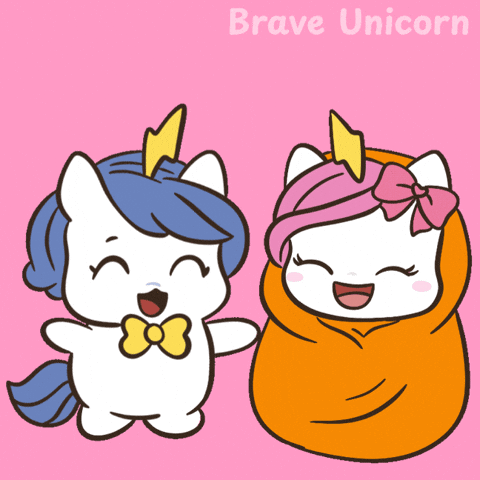 First Kiss Love GIF by Brave Unicorn