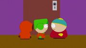 eric cartman staring contest GIF by South Park 
