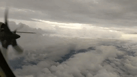 NOAA Plane Flies Over Eye of Tropical Storm Isaias off Florida's East Coast