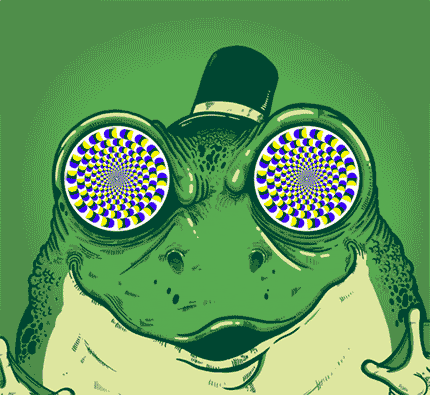 Trip Frog GIF by Threadless