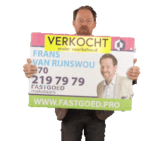 FastgoedMakelaars verkocht huis den haag te koop Sticker