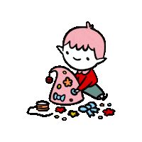 Sitting Elf On The Shelf Sticker by The Menagerie