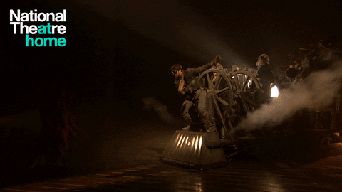 Steam Train Smoking GIF by National Theatre