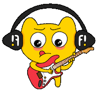 Cat Singing Sticker by fizy