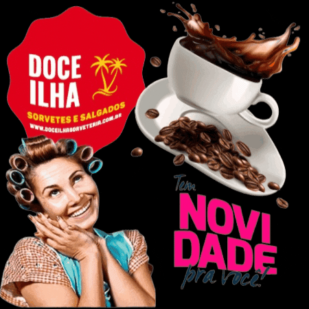 Cafe Salgados GIF by Sorveteria Doce Ilha