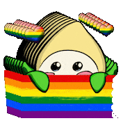 Xantoxin rainbow twitch pride overwatch Sticker