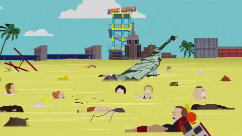 flood disaster GIF by South Park 