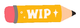 Work In Progress Art Sticker