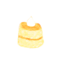 Pancake Fluffypancake Sticker by allthings_hk