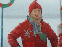 check this out santa claus office GIF by The Elves!