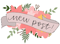 Pink New Post Sticker