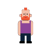 Modern Man Sticker by CARE | Circular Households