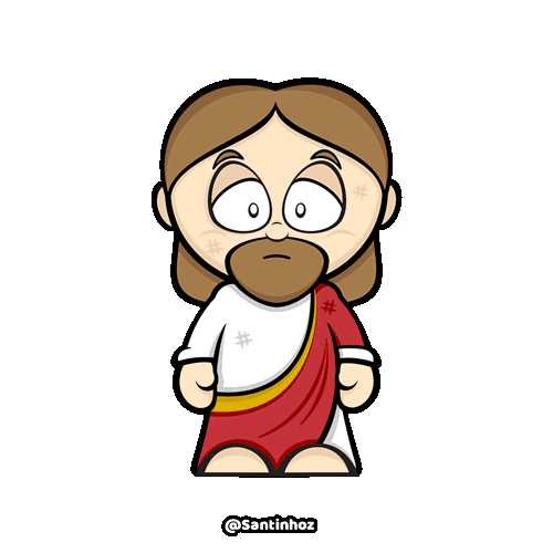 Jesus Cruz Sticker by Santinhoz
