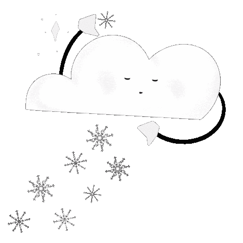 Snow Cloud Sticker