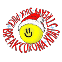 New Year Smile Sticker