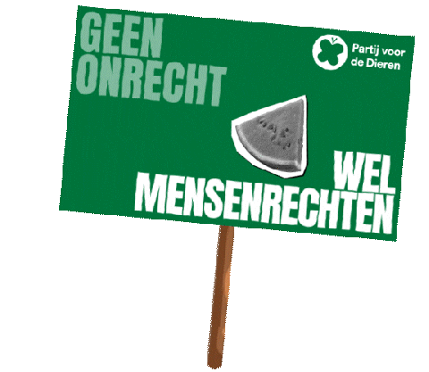 Pvdd Sticker by Partij voor de Dieren