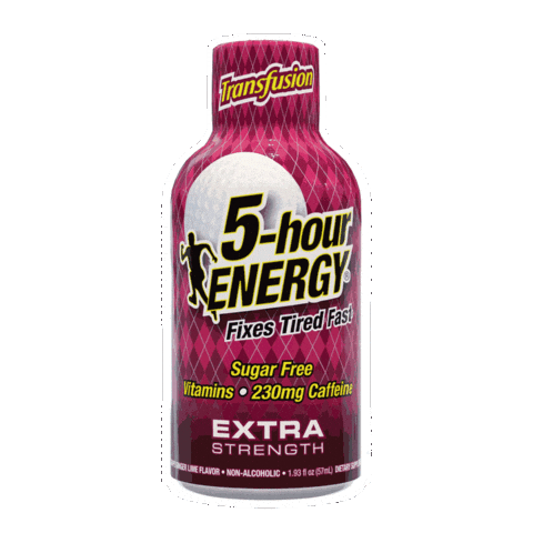 Golfing Energy Shot Sticker by 5-hour ENERGY®