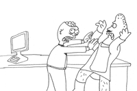 zombie smash GIF by Animation Block Party