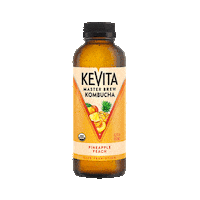 Peach Pineapple Sticker by KeVita Drinks