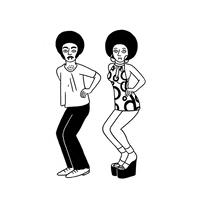 disco vampire GIF by Laurène Boglio