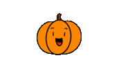 Halloween Pompoen Sticker by Okido Creations