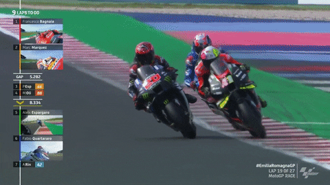 Overtaking Fabio Quartararo GIF by MotoGP