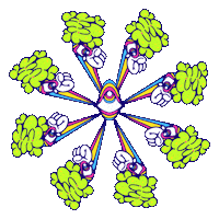 Art Rainbow Sticker by Ryset