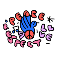 FetedelaMusiqueDeutschland music peace bird respect Sticker