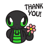Thanks Thank You Sticker by Razer
